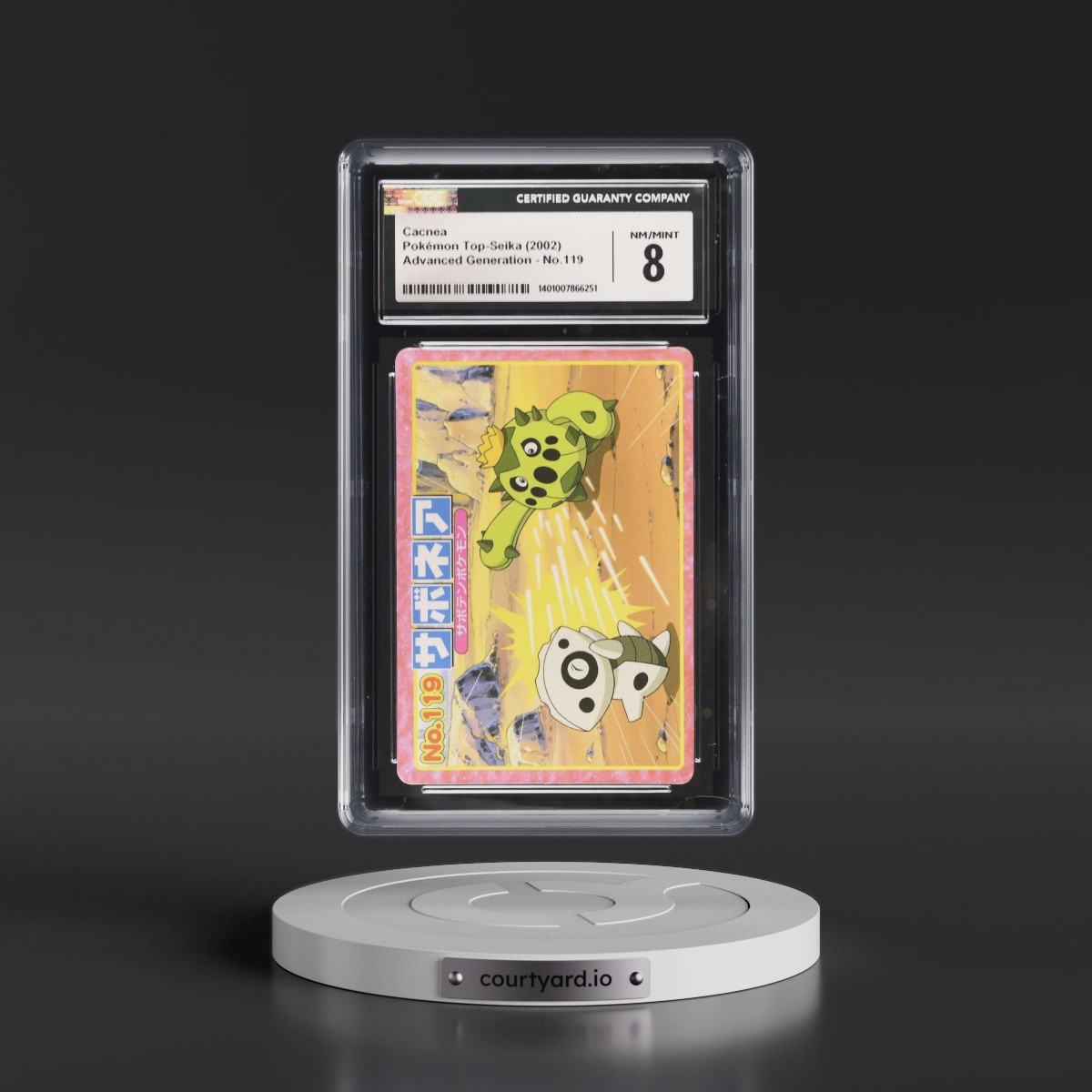 2002 Advanced Generation (Pink Border) #119 Cacnea (CGC 8 NM-MT)