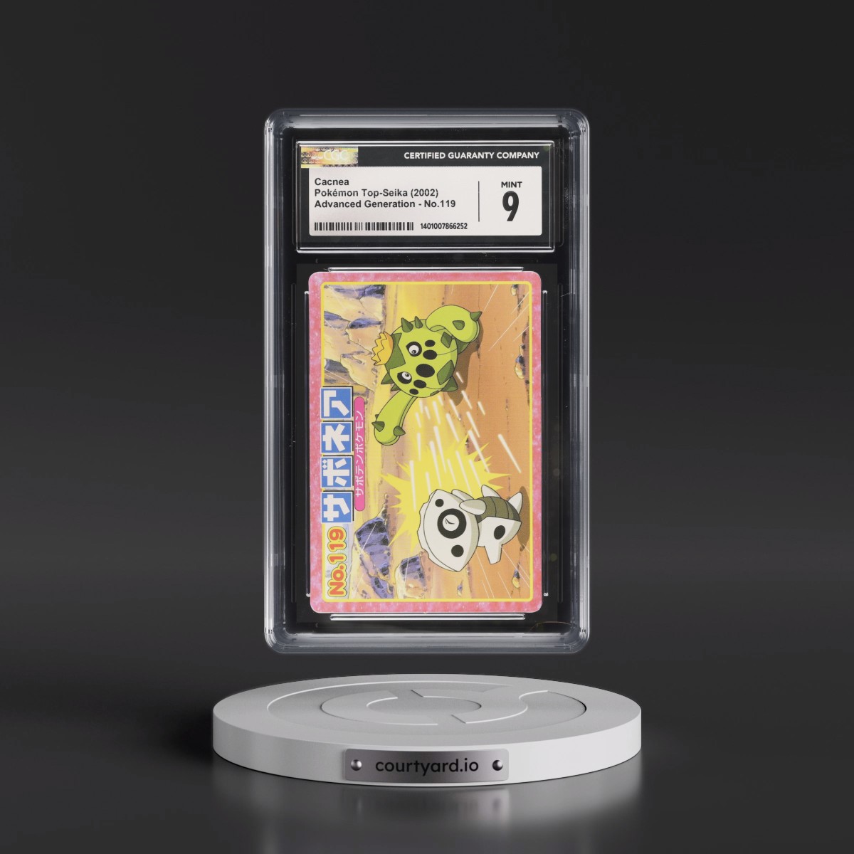 2002 Advanced Generation (Pink Border) #119 Cacnea (CGC 9 MINT)