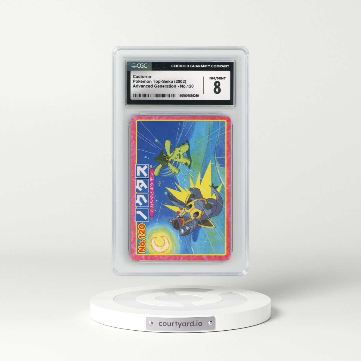 2002 Advanced Generation (Pink Border) #120 Cacturne (CGC 8 NM-MT)