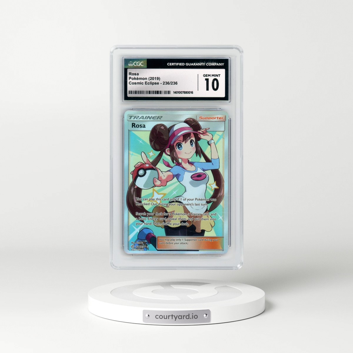 2019 Cosmic Eclipse #236/236 Rosa (CGC 10 GEM MINT)