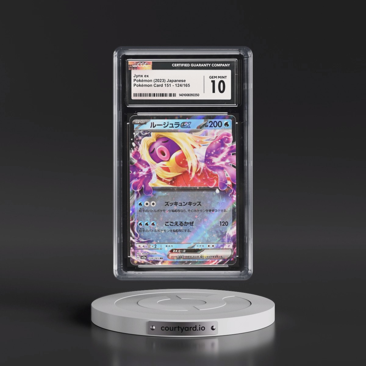 2023 Pokémon Card 151 #124/165 Jynx ex - Holo (CGC 10 GEM MINT)