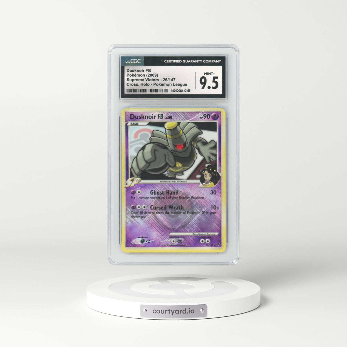 2009 Platinum - Supreme Victors #26 Dusknoir FB - Holo (CGC 9.5 MINT+)