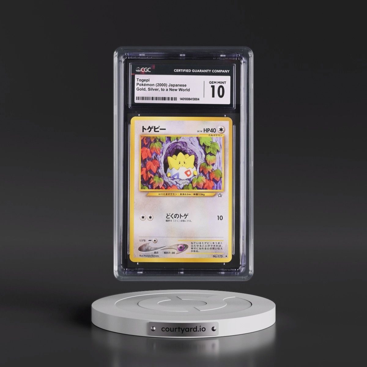 2000 Gold, Silver, to a New World #175 Togepi (CGC 10 GEM MINT)