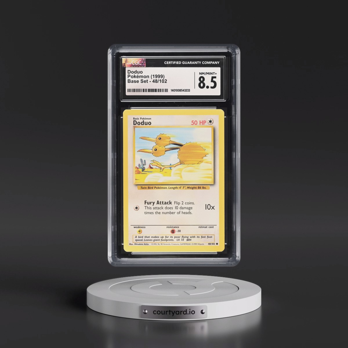 1999 Base Set #48/102 Doduo (CGC 8.5 NM-MT+)