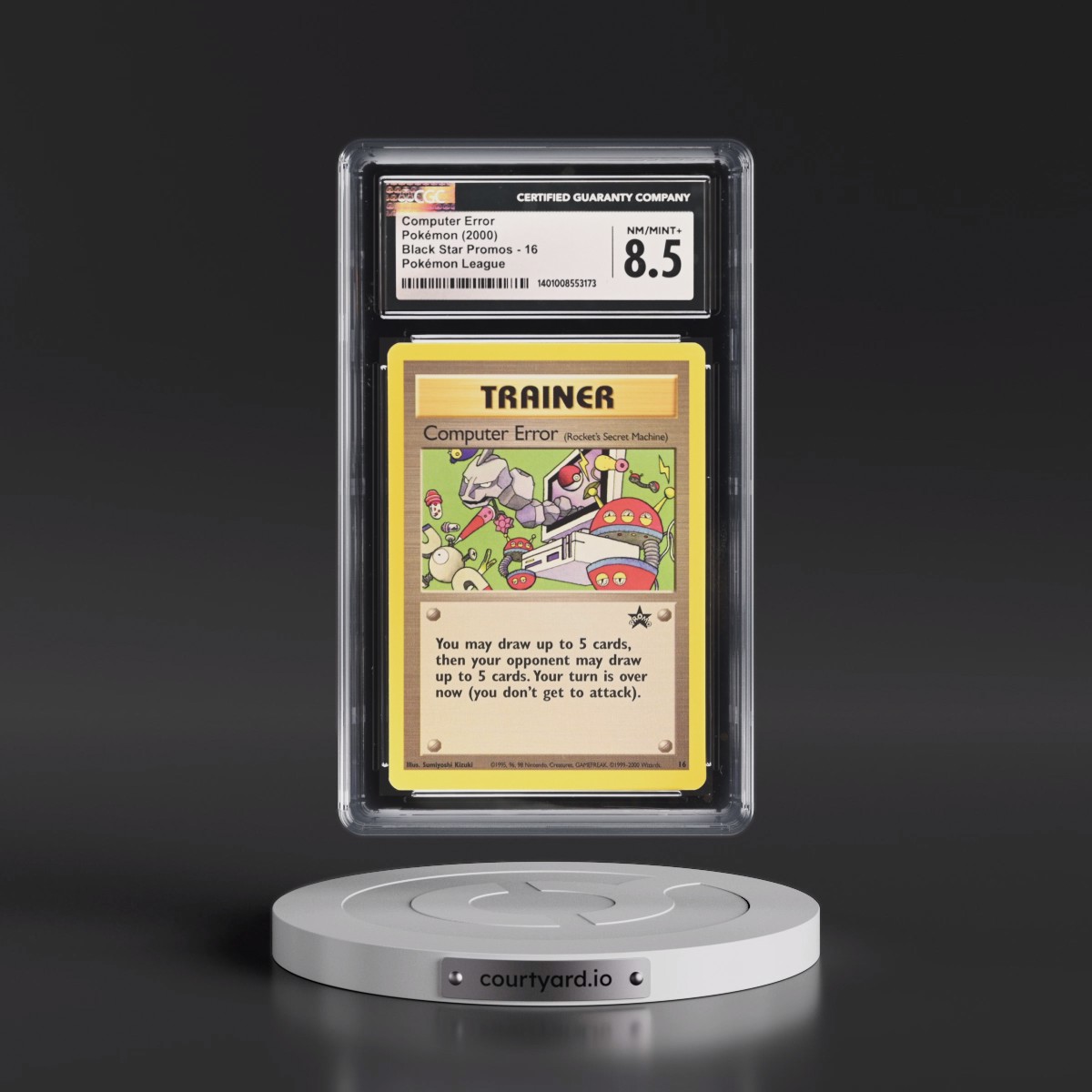 1999 Black Star Promos #16 Computer Error - Pokémon League (CGC 8.5 NM-MT+)