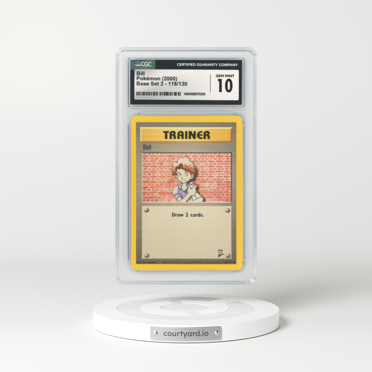 2000 Base Set 2 #118 Bill (CGC 10 GEM MINT)