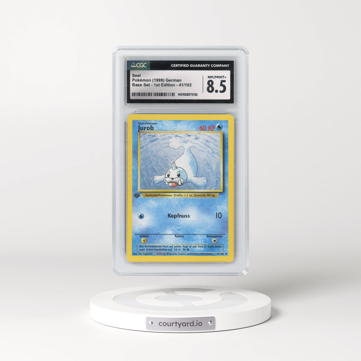 1999 Base Set #41/102 Seel (Jurob) - 1st Edition 1st Edition (CGC 8.5 NM-MT+)