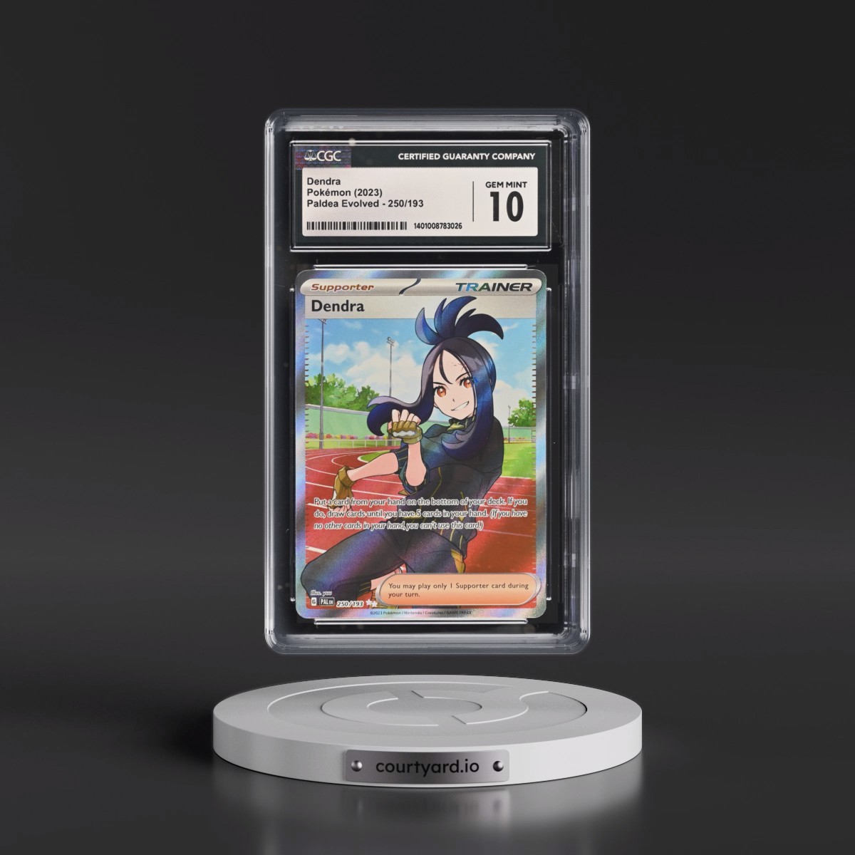2023 Paldea Evolved - PAL EN #250/193 Dendra - Ultra Rare Holo (CGC 10 GEM MINT)