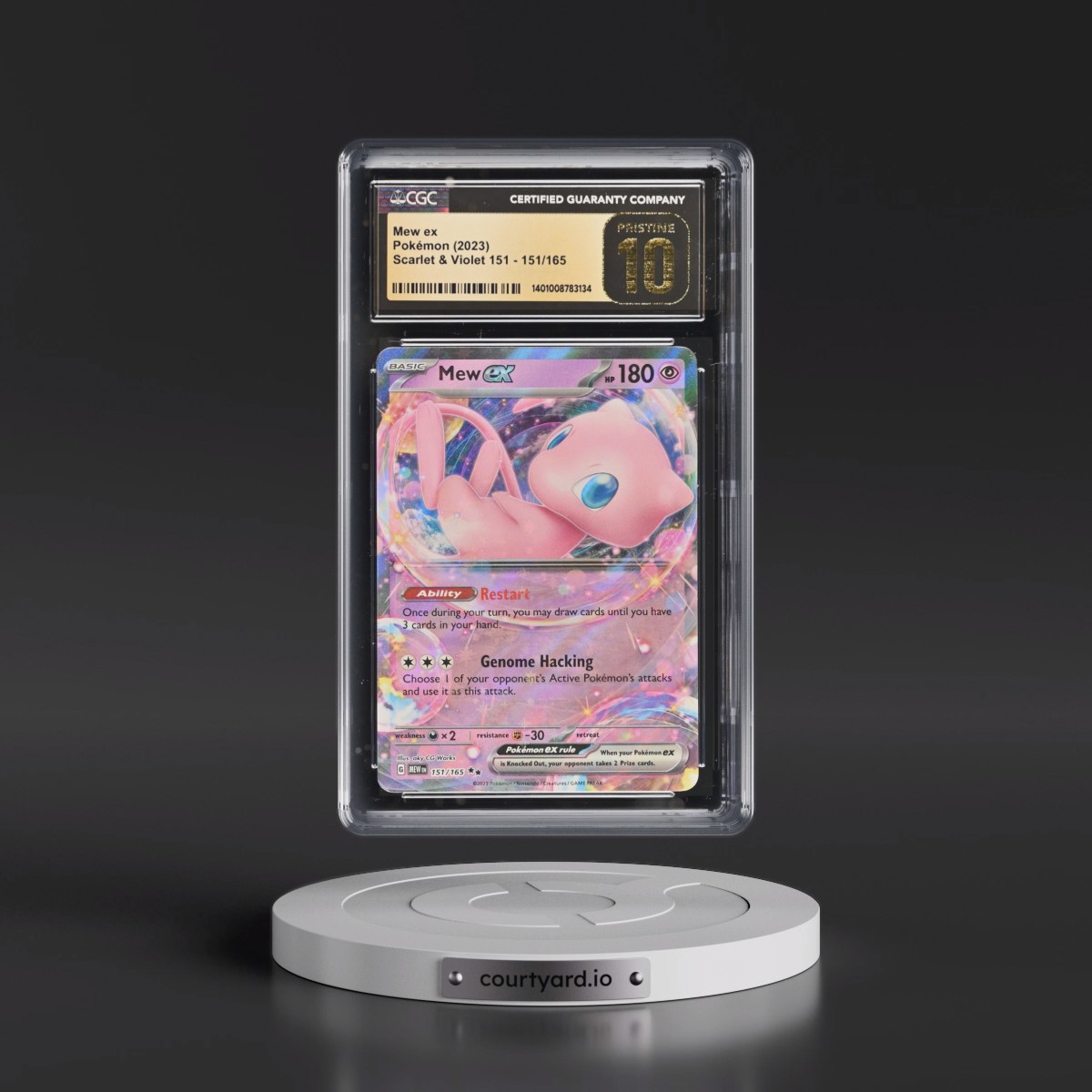 2023 Scarlet & Violet 151 - MEW EN #151/165 Mew ex - Holo (CGC 10 PRISTINE)