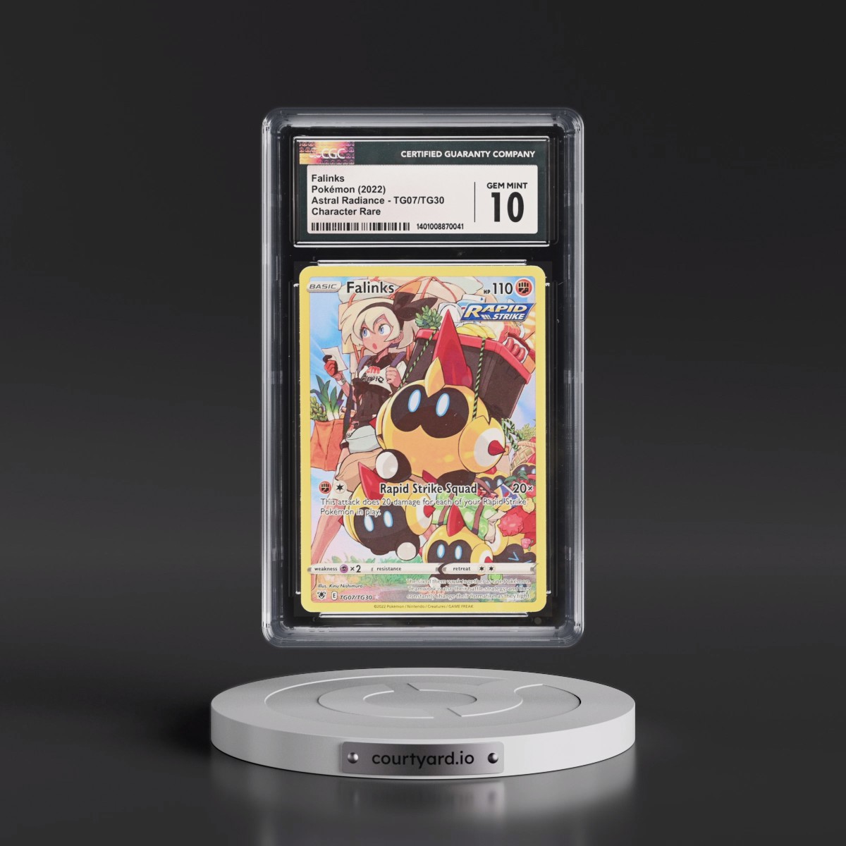 Astral Radiance #TG07/TG30 Falinks - Trainer Gallery Holo (CGC 10 GEM MINT)