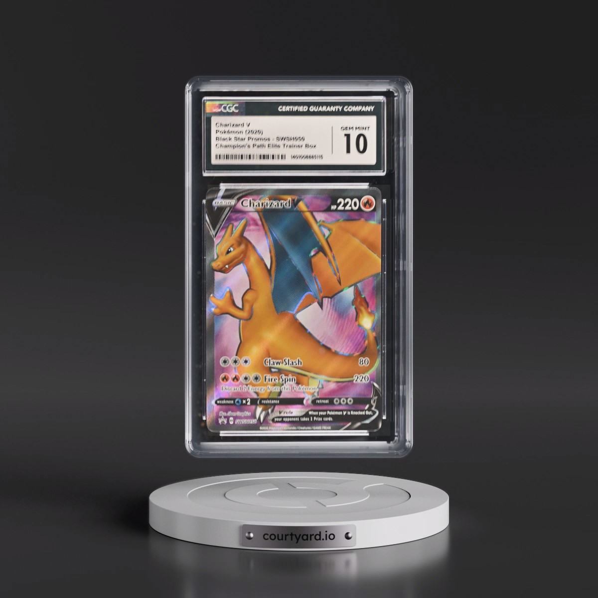 pokemon champion's path charizard v promo card Pokemon TCG: Champion Path #050 Charizard V PSA 10