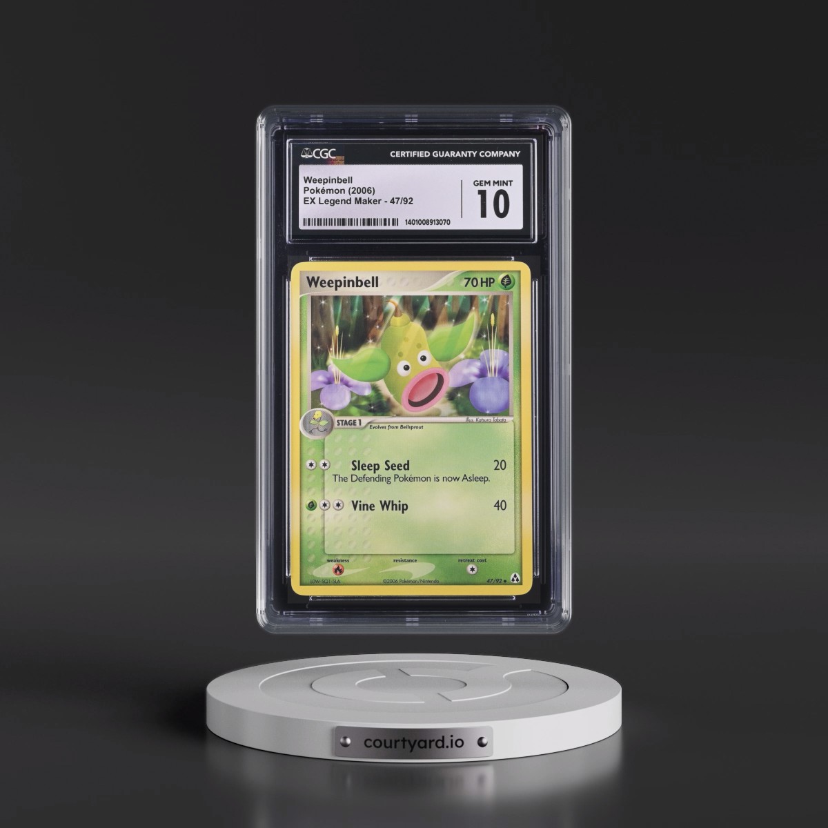 2006 EX Legend Maker #47/92 Weepinbell (CGC 10 GEM MINT)
