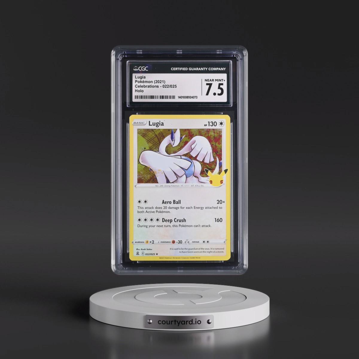 2021 Celebrations #022/025 Lugia - Holo (CGC 7.5 NM+)