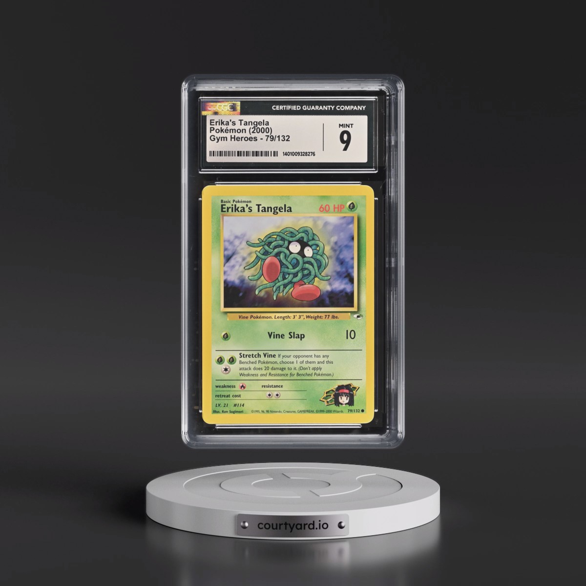 2000 Gym Heroes #79/132 Erika's Tangela (CGC 9 MINT)
