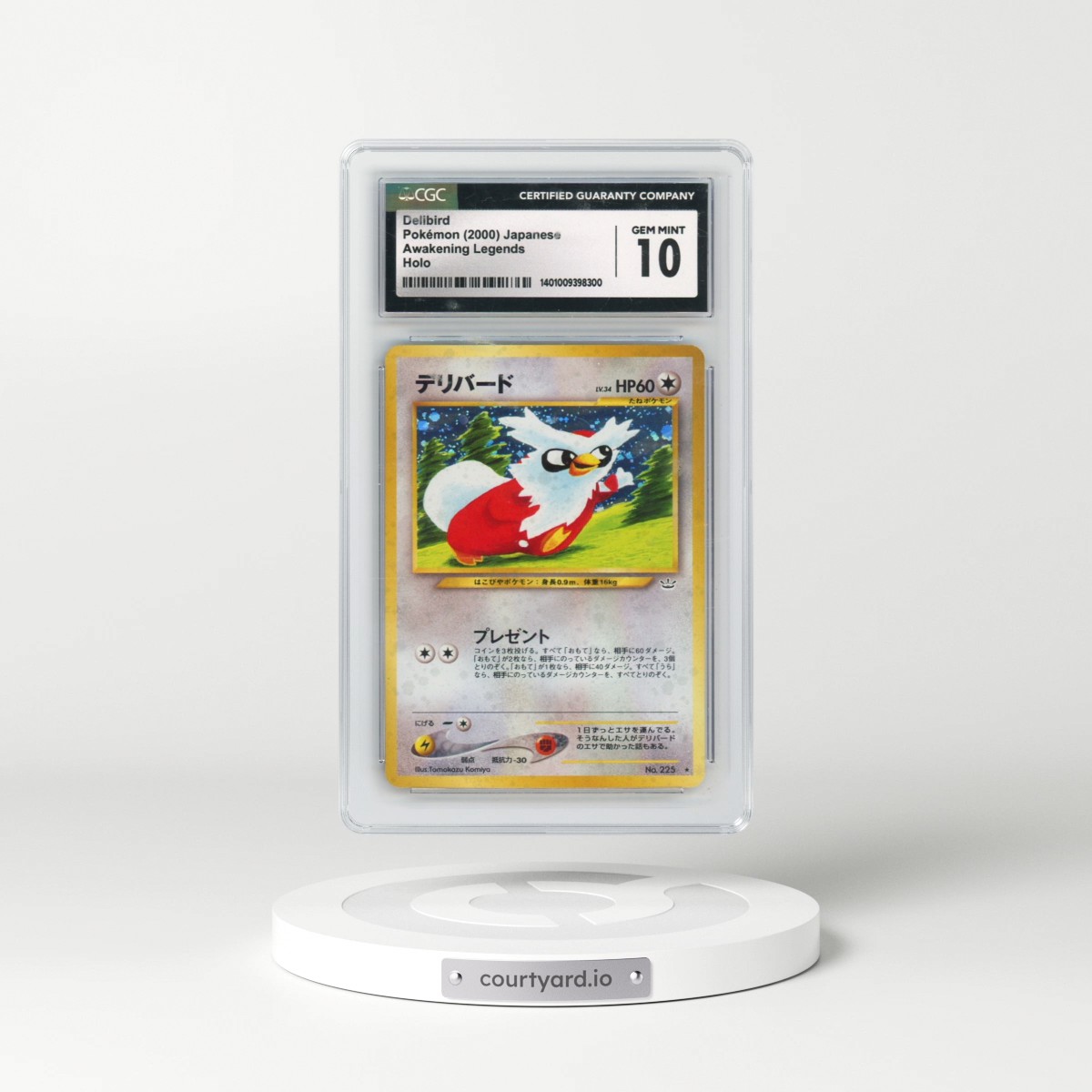 2000 Awakening Legends Delibird - Holo (CGC 10 GEM MINT)