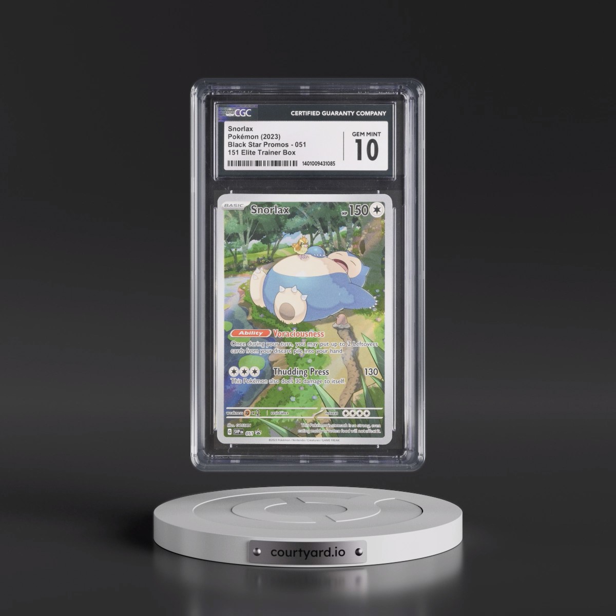 2023 Black Star Promos - Scarlet & Violet SVPEN #051 Snorlax - 151 Elite Trainer Box (Holo) (CGC 10 GEM MINT)