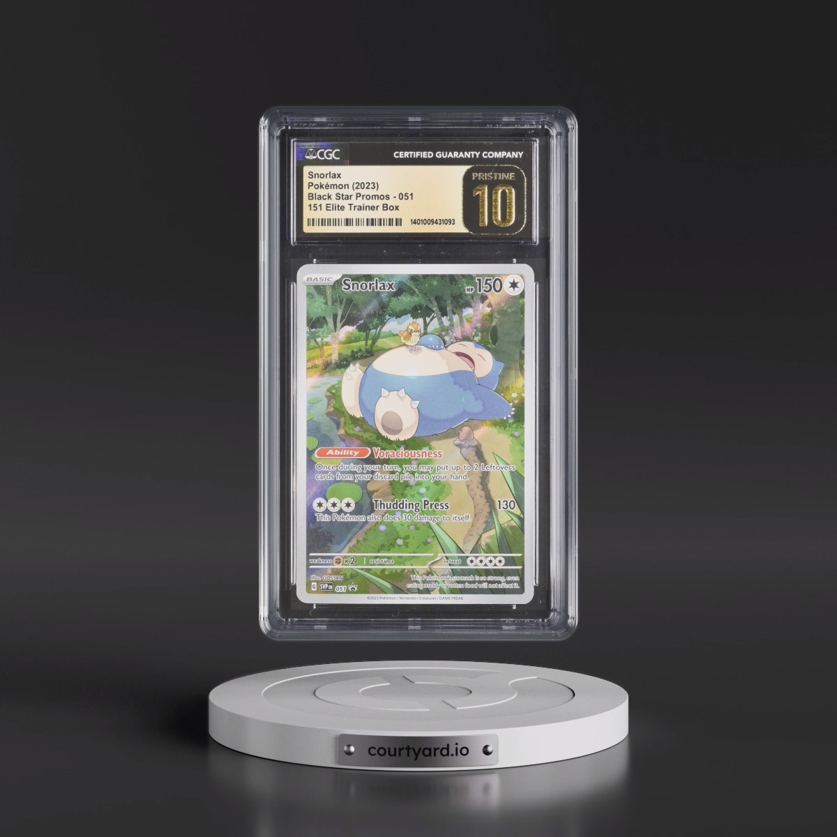 2023 Black Star Promos - Scarlet & Violet SVPEN #051 Snorlax - 151 Elite Trainer Box (Holo) (CGC 10 PRISTINE)