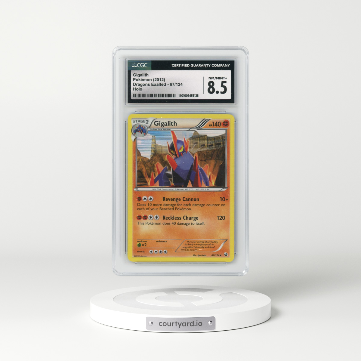 2012 Dragons Exalted #67/124 Gigalith - Holo (CGC 8.5 NM-MT+)