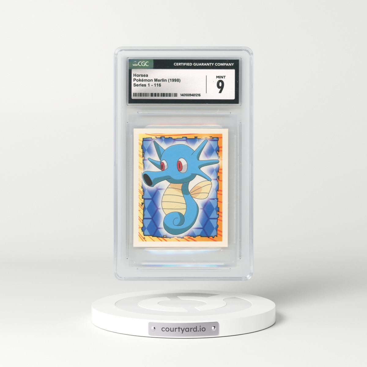 1998 Merlin Series 1 #116 Horsea (CGC 9 MINT)