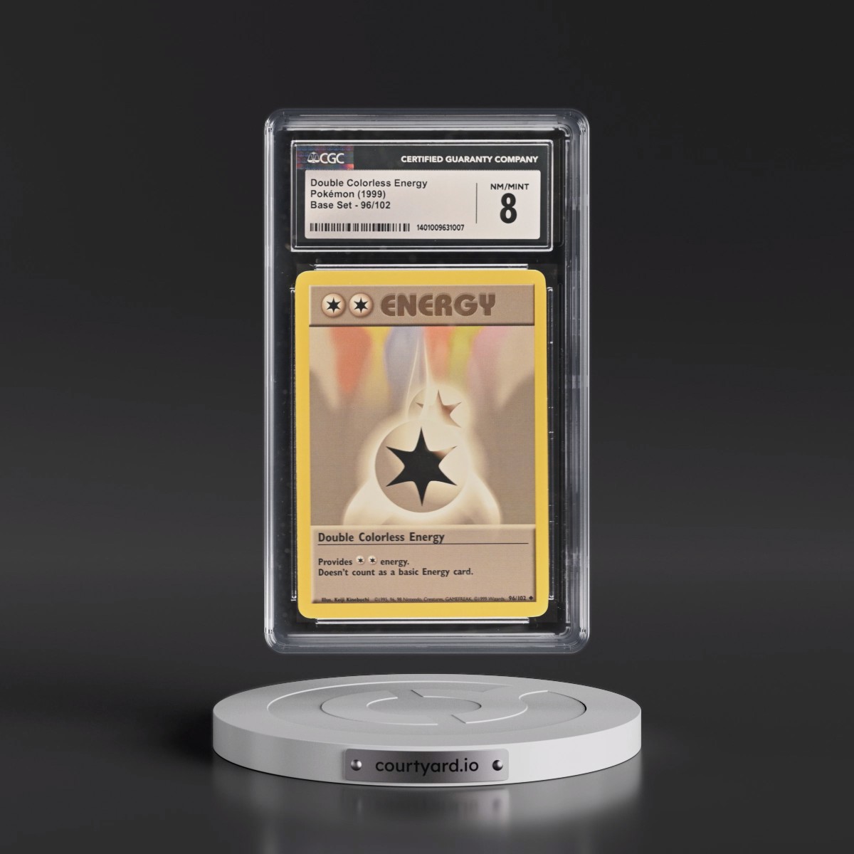 1999 Base Set #96/102 Double Colorless Energy (CGC 8 NM-MT)