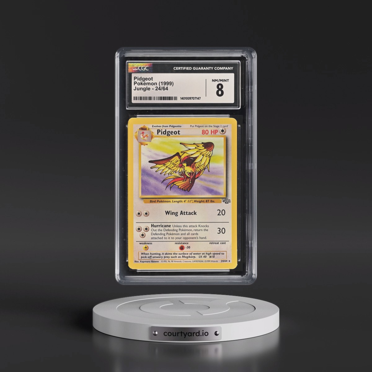 1999 Jungle #24/64 Pidgeot (CGC 8 NM-MT)