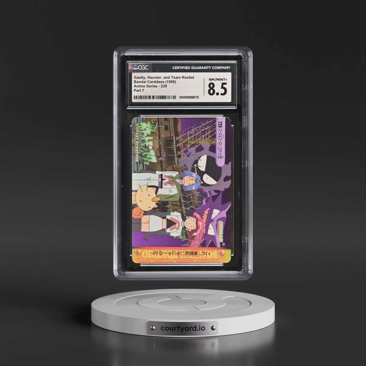 1998 Anime Series #239 Gastly, Haunter, and Team Rocket - Part 7 (CGC 8.5 NM-MT+)