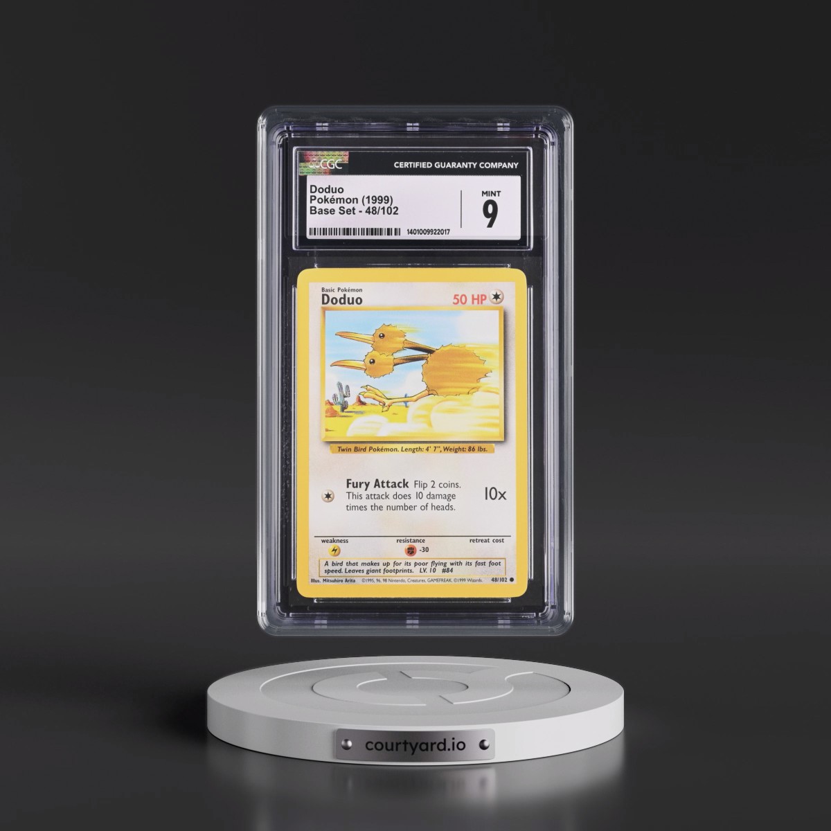 1999 Base Set #48/102 Doduo (CGC 9 MINT)