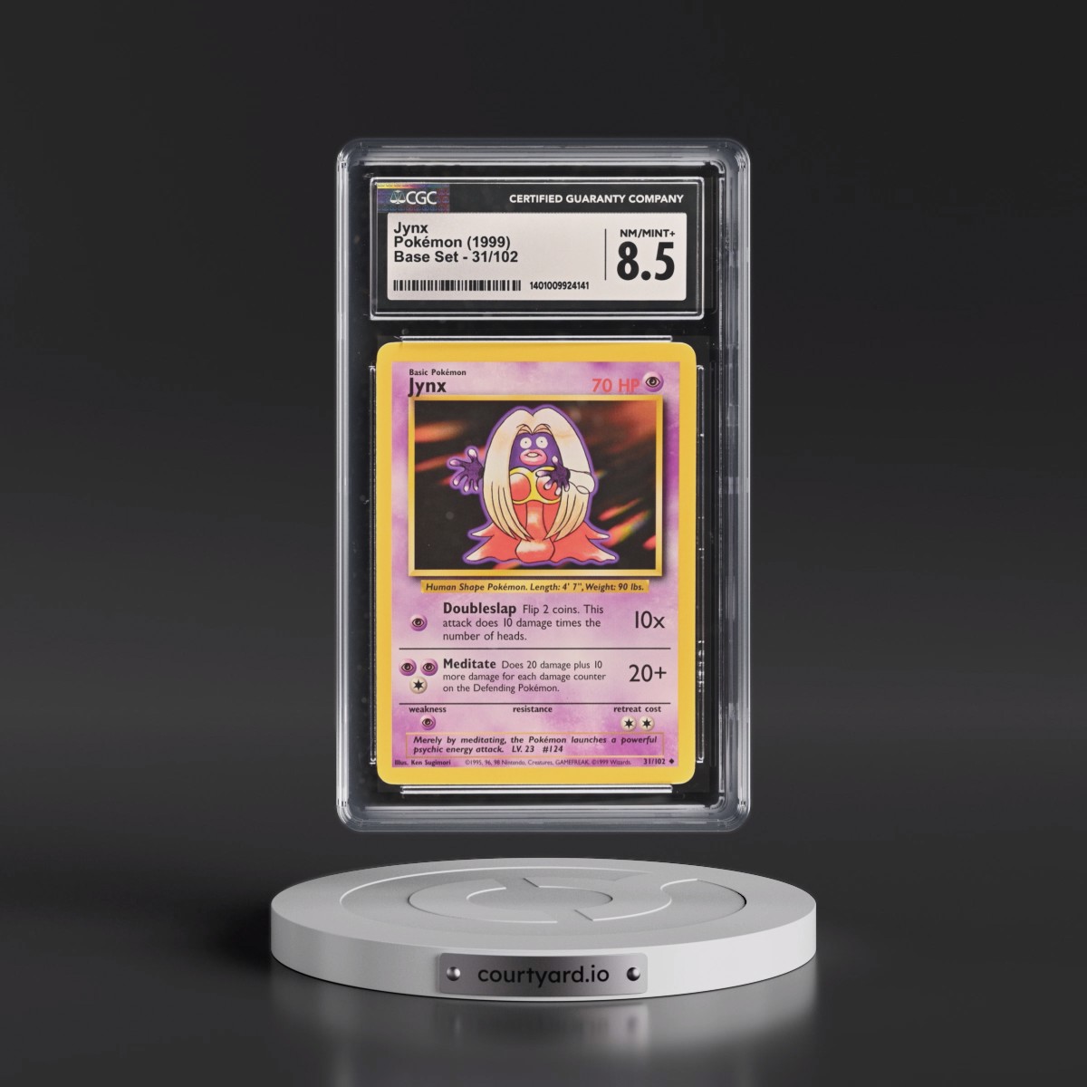 1999 Base Set #31/102 Jynx (CGC 8.5 NM-MT+)