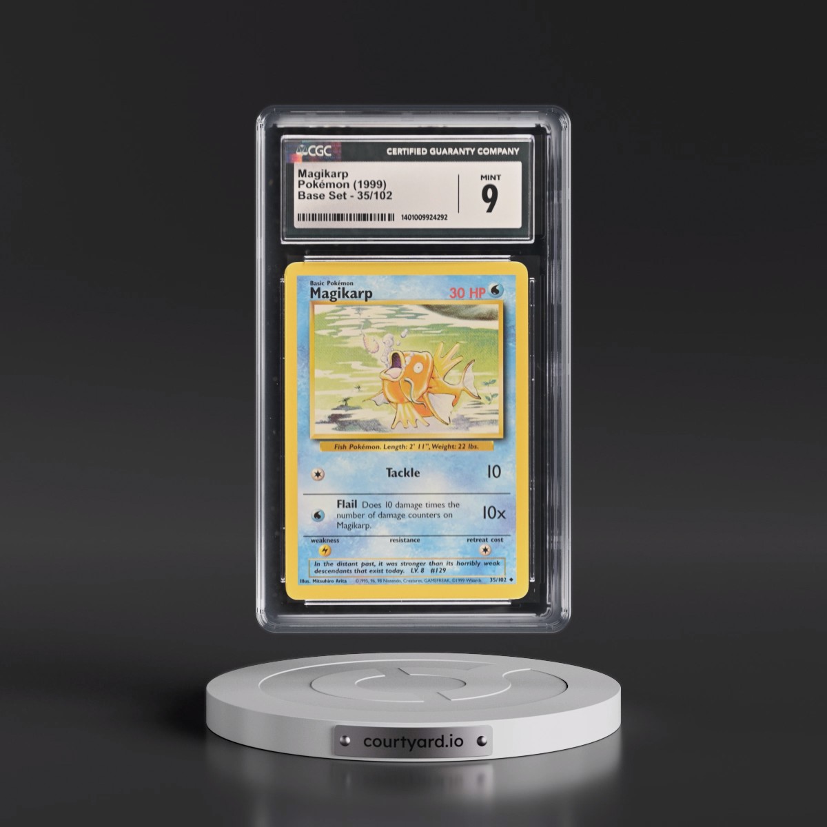 1999 Base Set #35/102 Magikarp (CGC 9 MINT)