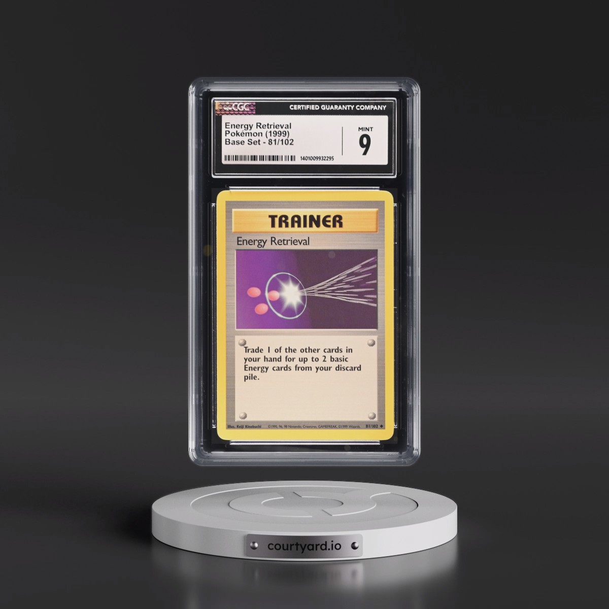 1999 Base Set #81/102 Energy Retrieval (CGC 9 MINT)