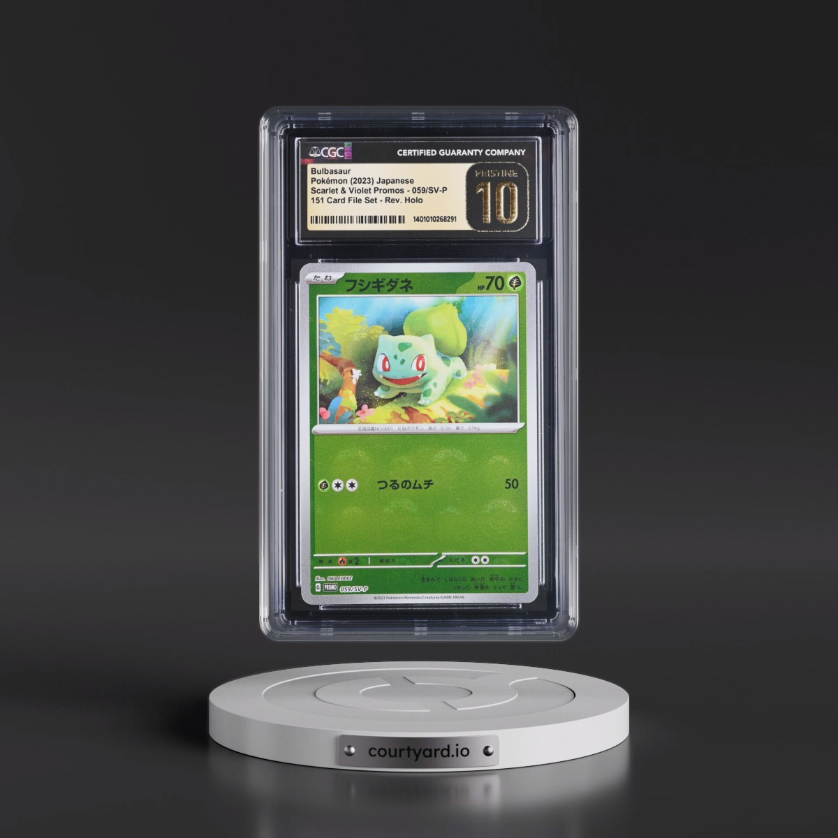 2022 Scarlet & Violet Promos #059/SV-P Bulbasaur - Reverse Holo 151Â Card File Set (Poké Ball ) (CGC 10 PRISTINE)
