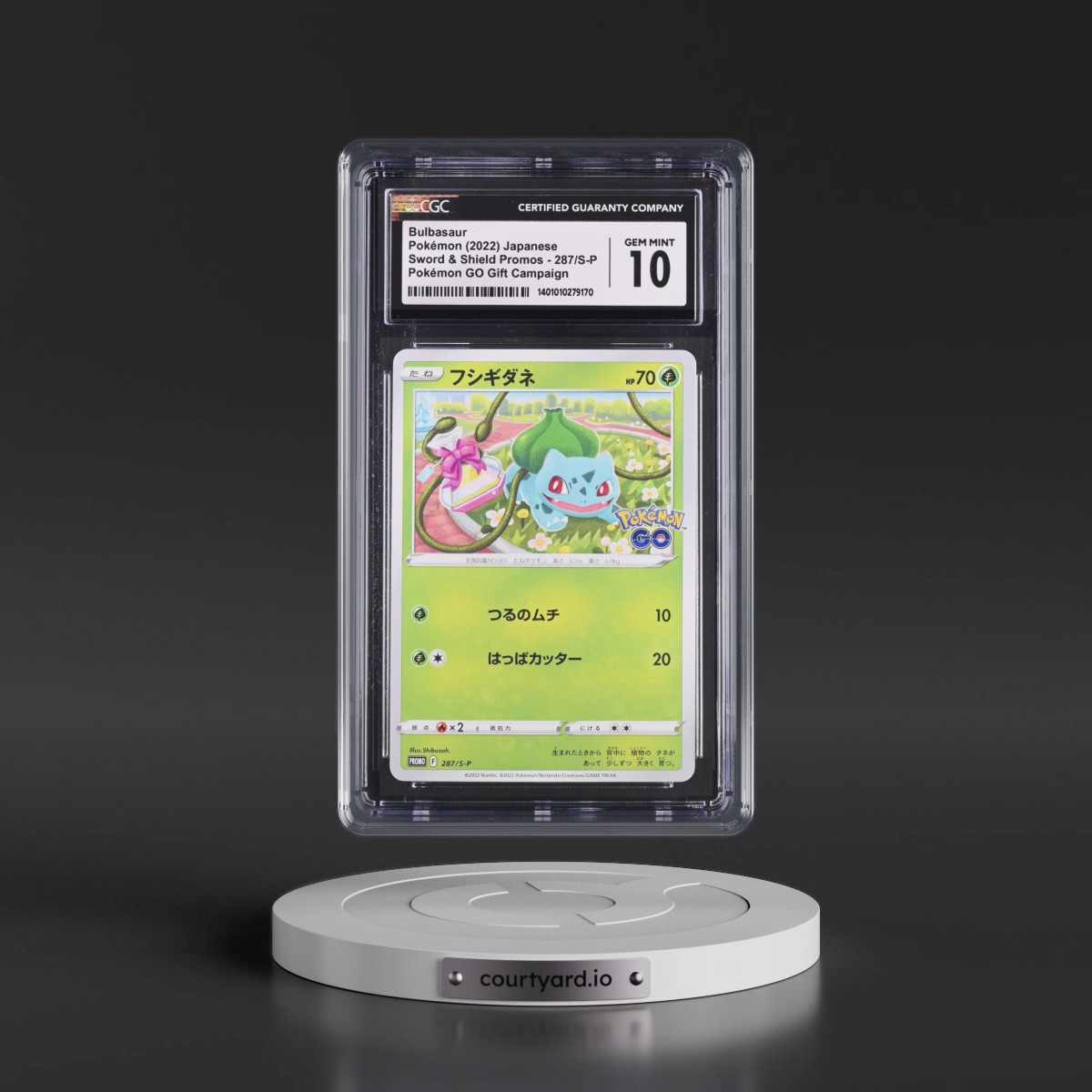 2019 Sword & Shield Promos #287/S-P Bulbasaur - Pokémon GO Promo Gift Campaign (CGC 10 GEM MINT)