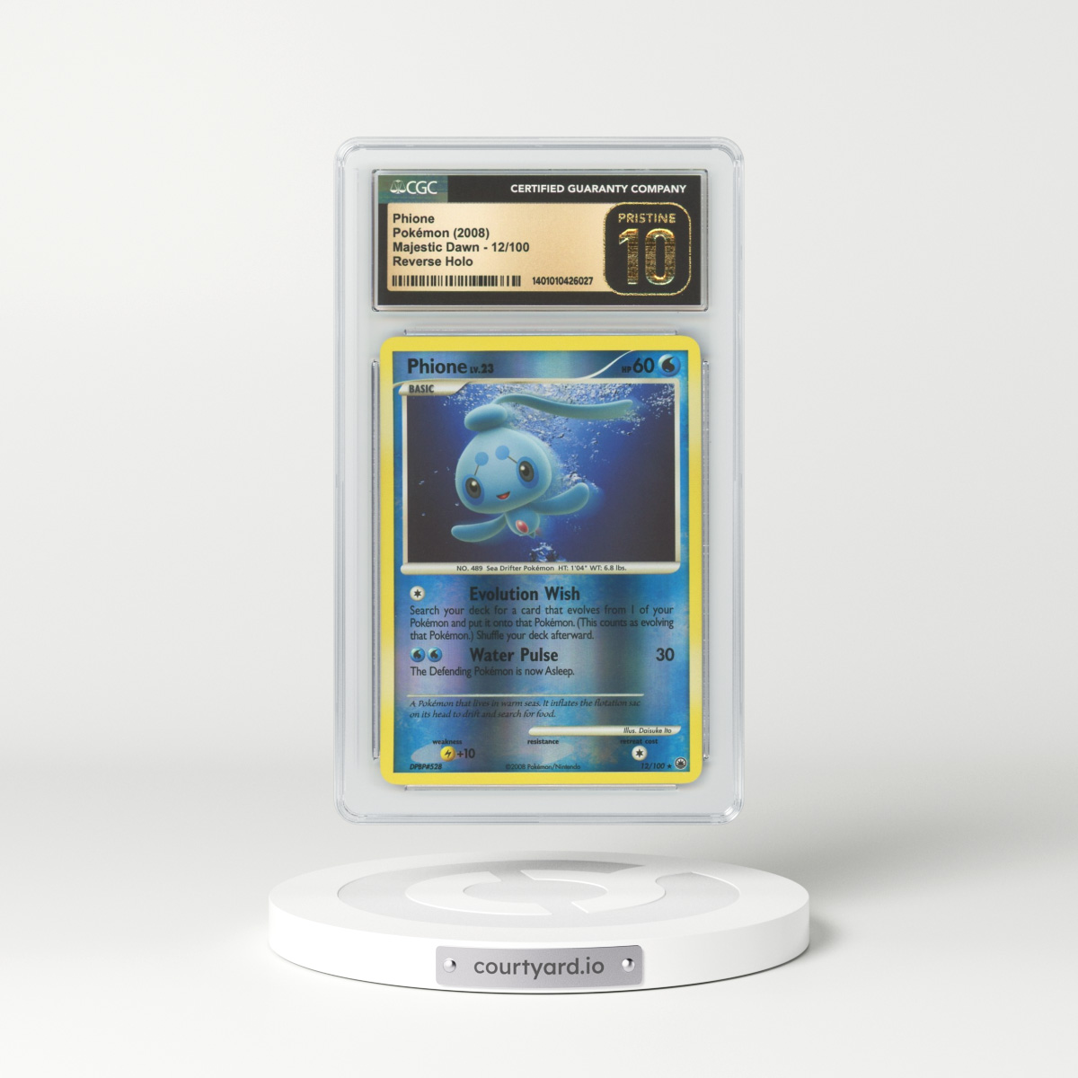 2008 Majestic Dawn #12 Phione - Holo (CGC 10 PRISTINE)