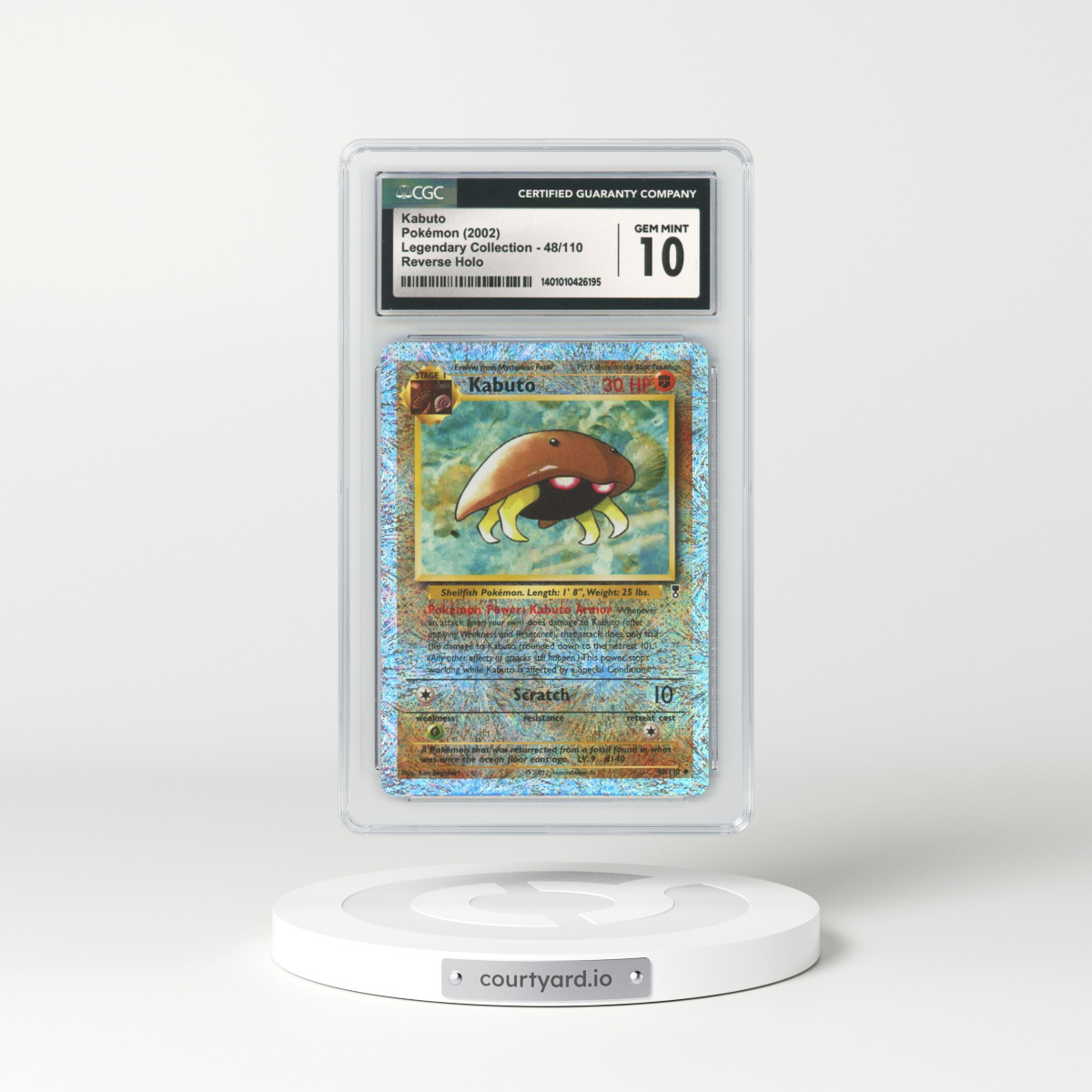 2002 Legendary Collection #48 Kabuto - Holo (CGC 10 GEM MINT)
