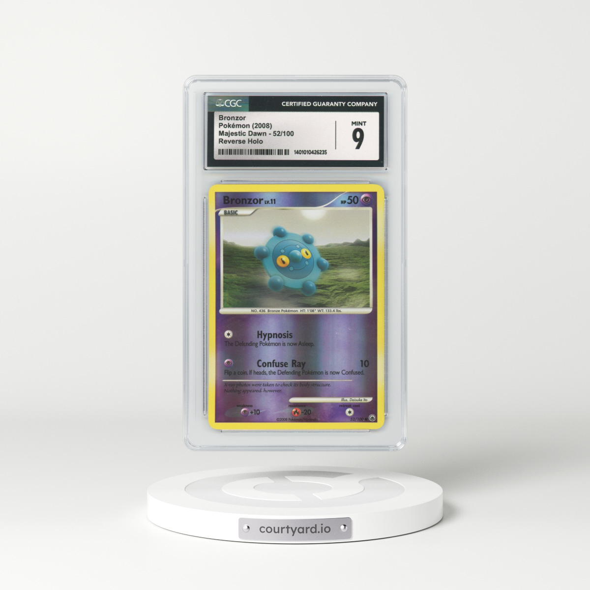 2008 Majestic Dawn #52 Bronzor - Holo (CGC 9 MINT)