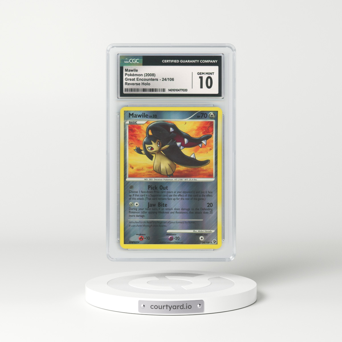 2008 Great Encounters #24 Mawile - Holo (CGC 10 GEM MINT)