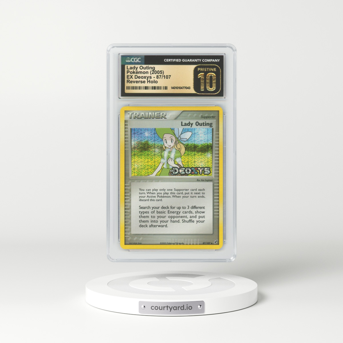 2005 EX Deoxys #87 Lady Outing - Holo (CGC 10 PRISTINE)