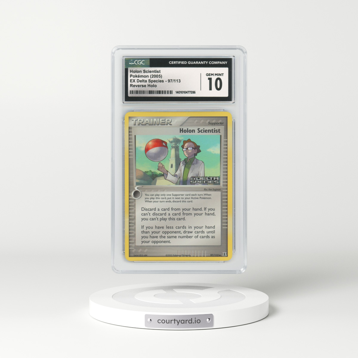 2005 EX Delta Species #97 Holon Scientist - Holo (CGC 10 GEM MINT)