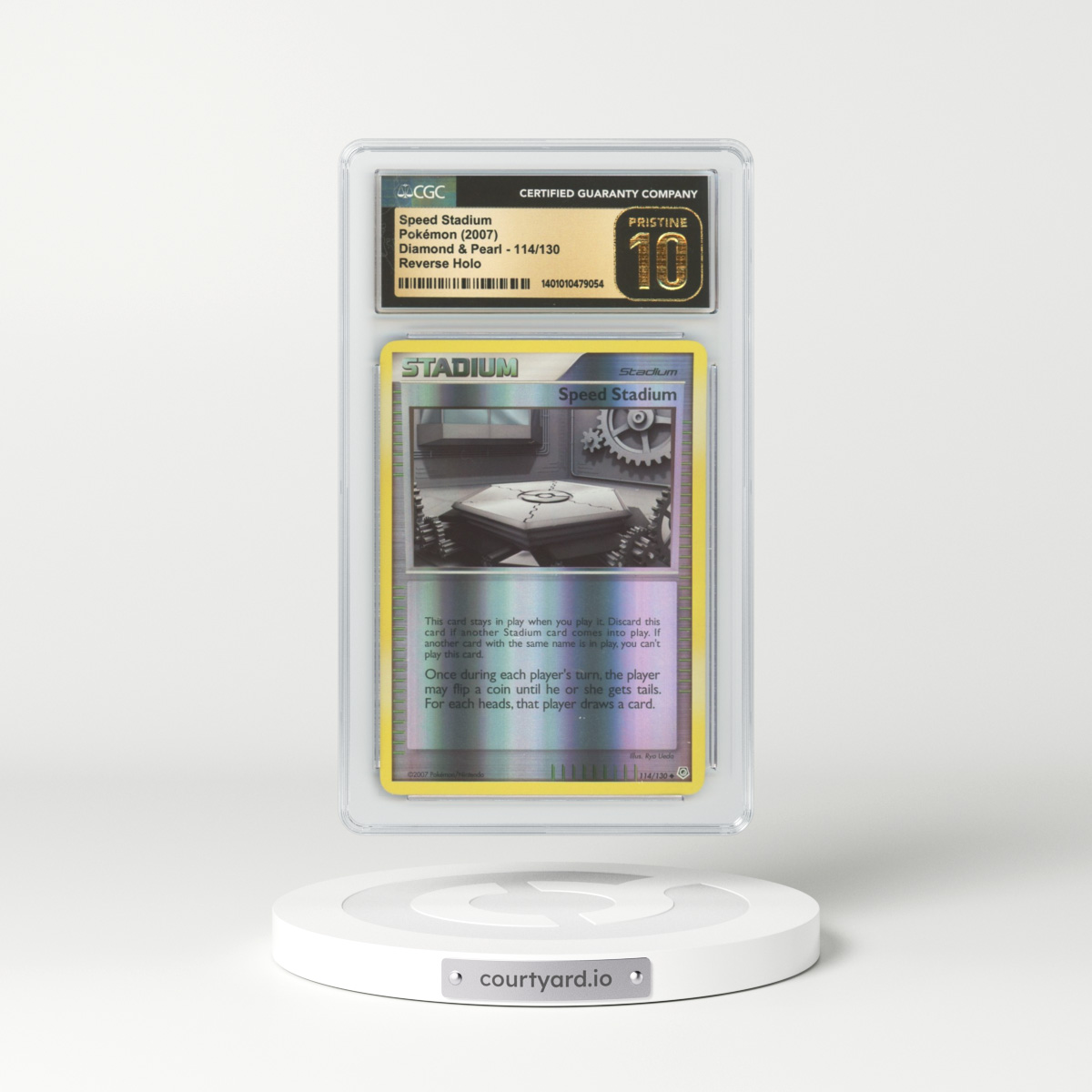 2007 Diamond & Pearl #114 Speed Stadium - Holo (CGC 10 PRISTINE)