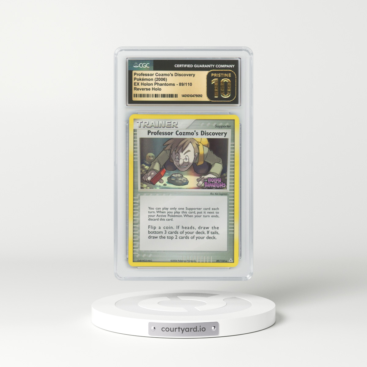 2006 EX Holon Phantoms #89 Professor Cozmo's Discovery - Holo (CGC 10 PRISTINE)