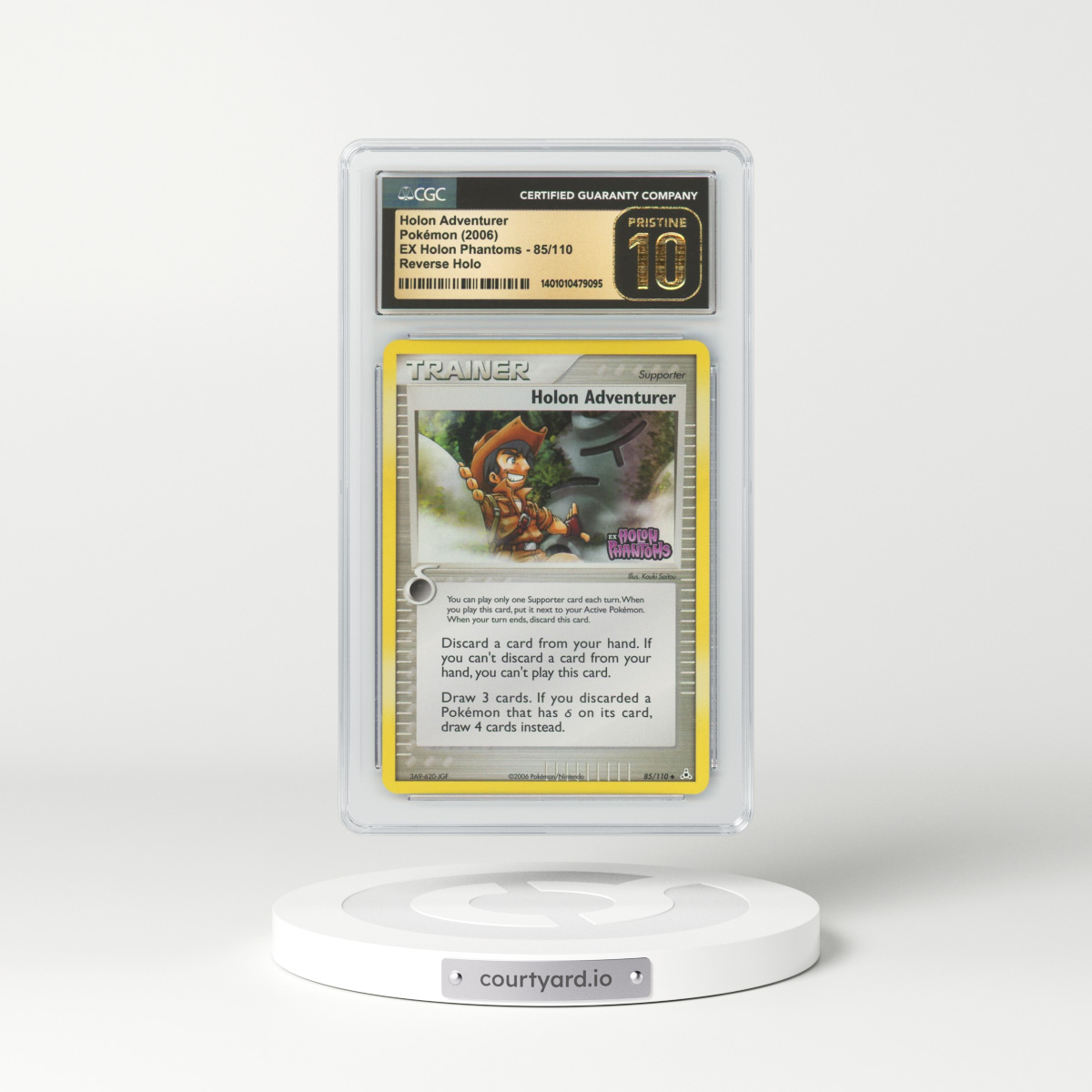 2006 EX Holon Phantoms #85 Holon Adventurer - Holo (CGC 10 PRISTINE)