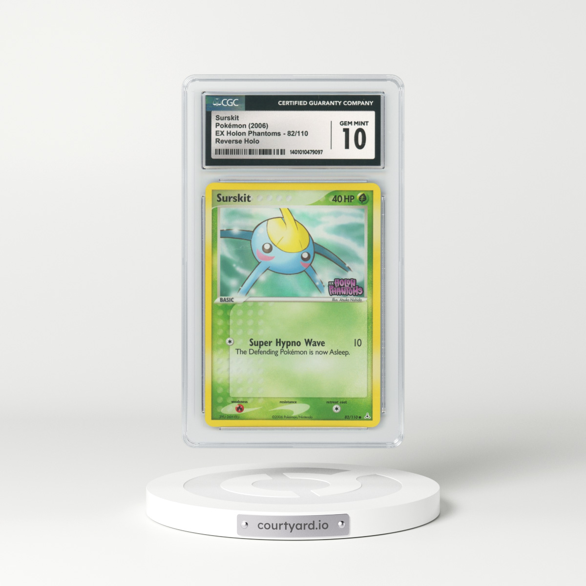 2006 EX Holon Phantoms #82 Surskit - Holo (CGC 10 GEM MINT)