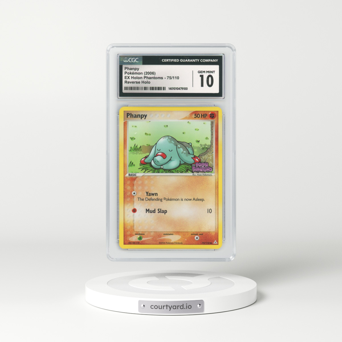 2006 EX Holon Phantoms #75 Phanpy - Holo (CGC 10 GEM MINT)