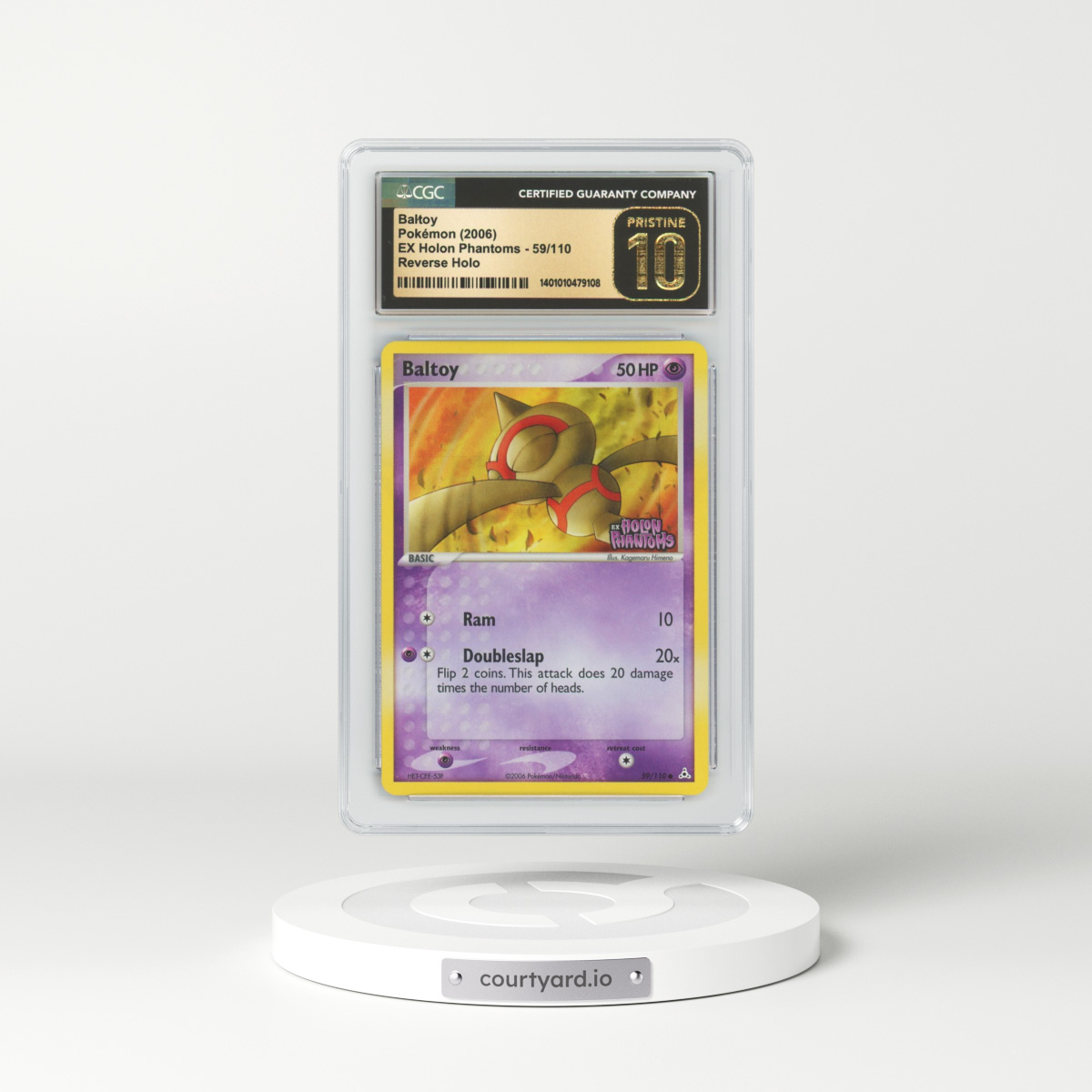 2006 EX Holon Phantoms #59 Baltoy - Holo (CGC 10 PRISTINE)