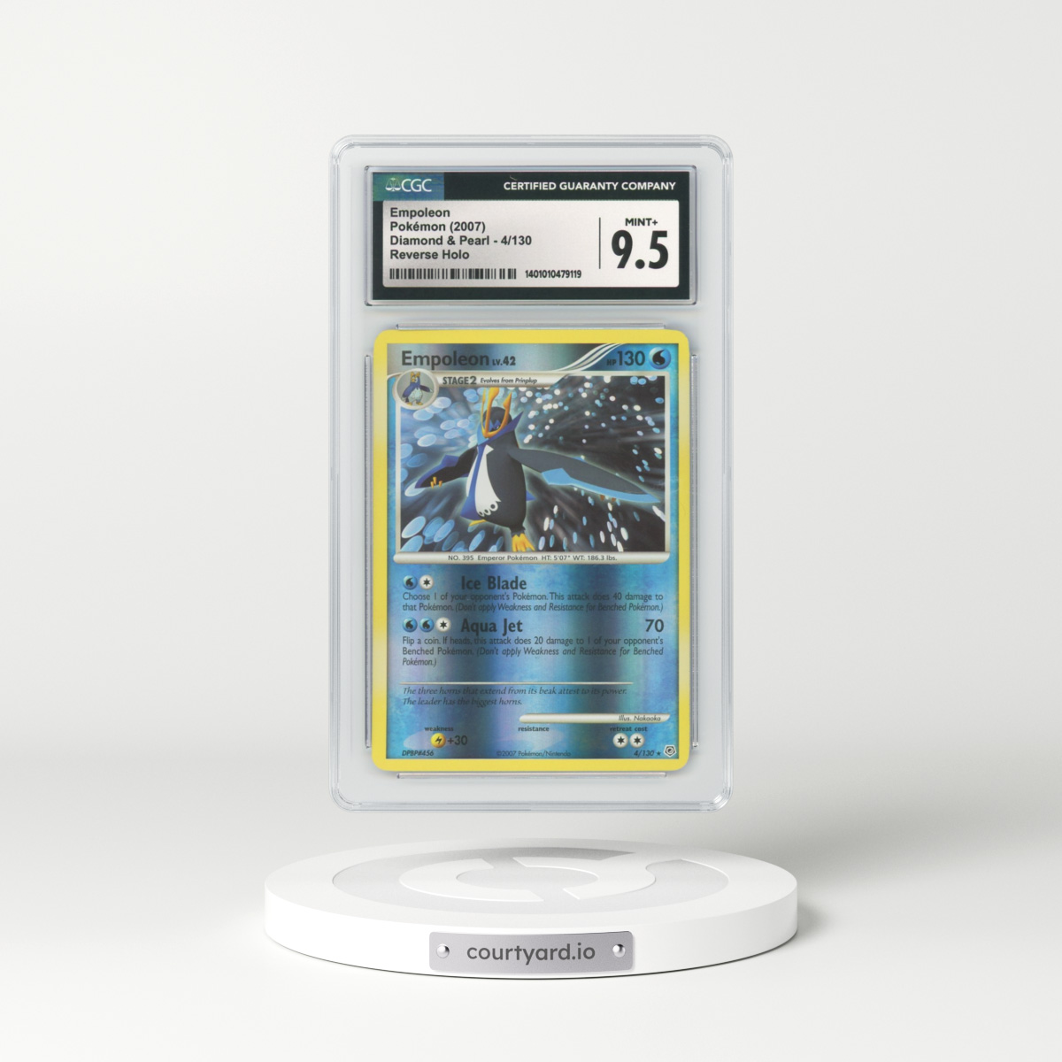 2007 Diamond & Pearl #4 Empoleon - Holo (CGC 9.5 MINT+)