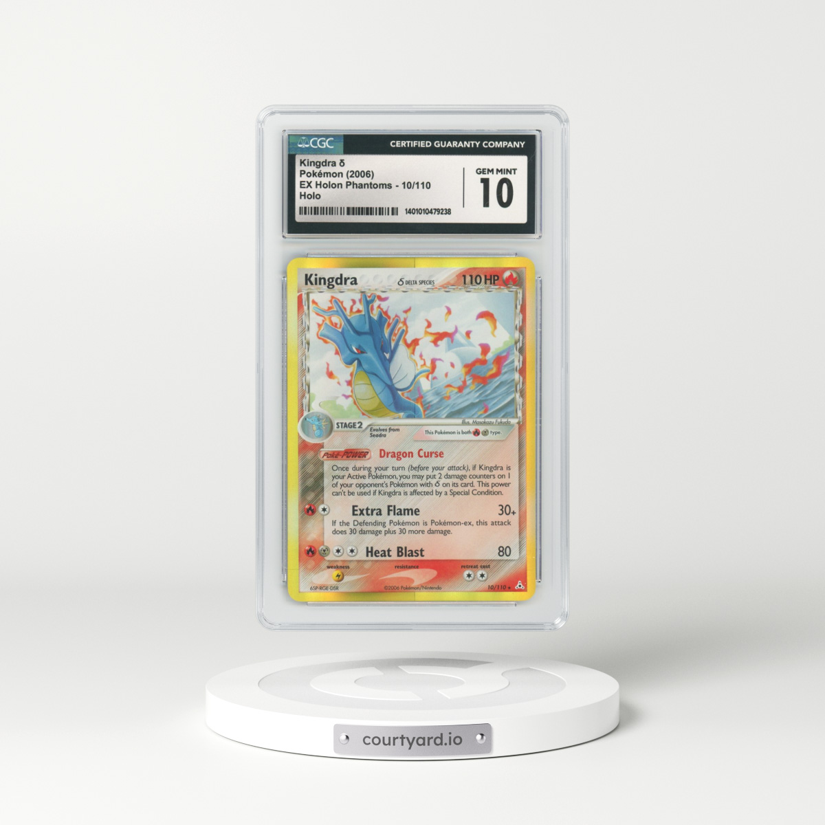 2006 EX Holon Phantoms #10 Kingdra - Holo (CGC 10 GEM MINT)