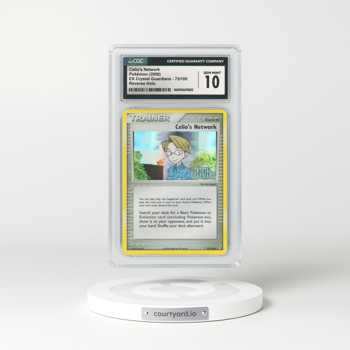 2006 EX Crystal Guardians #73 Celio's Network - Holo (CGC 10 GEM MINT)