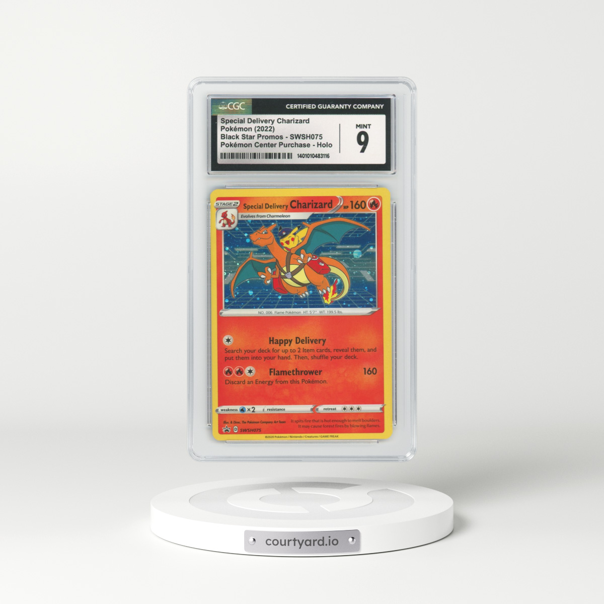 2022 Sword & Shield Promos #75 Special Delivery Charizard - Holo (CGC 9 MINT)