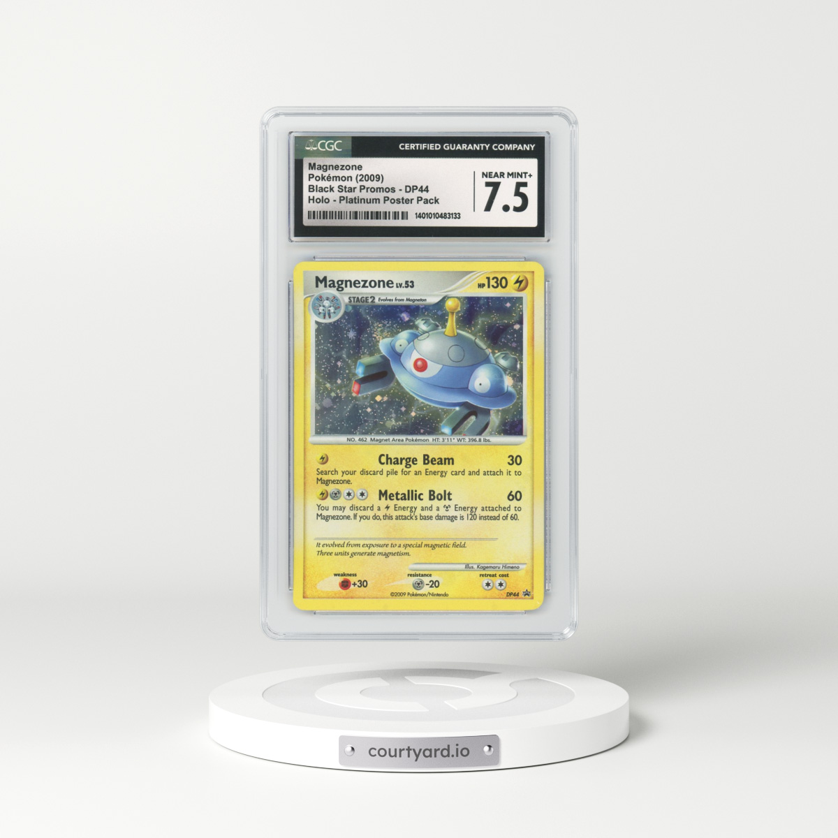 2009 DP Black Star Promos #DP44 Magnezone - Holo (CGC 7.5 NM+)