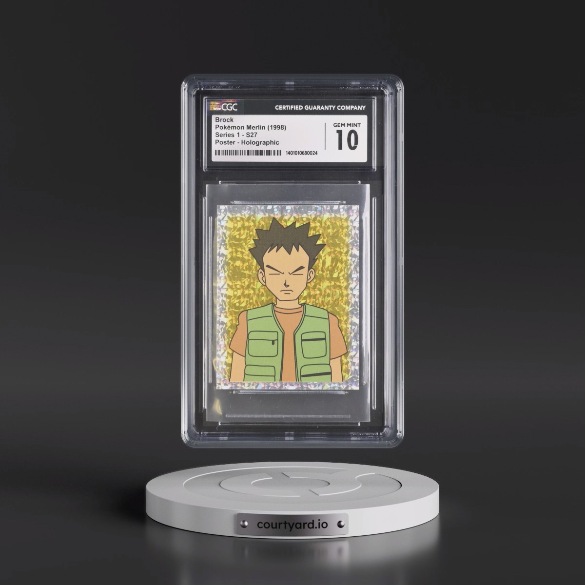 1998 Series 1 #S27 Brock - Poster Holographic (CGC 10 GEM MINT)